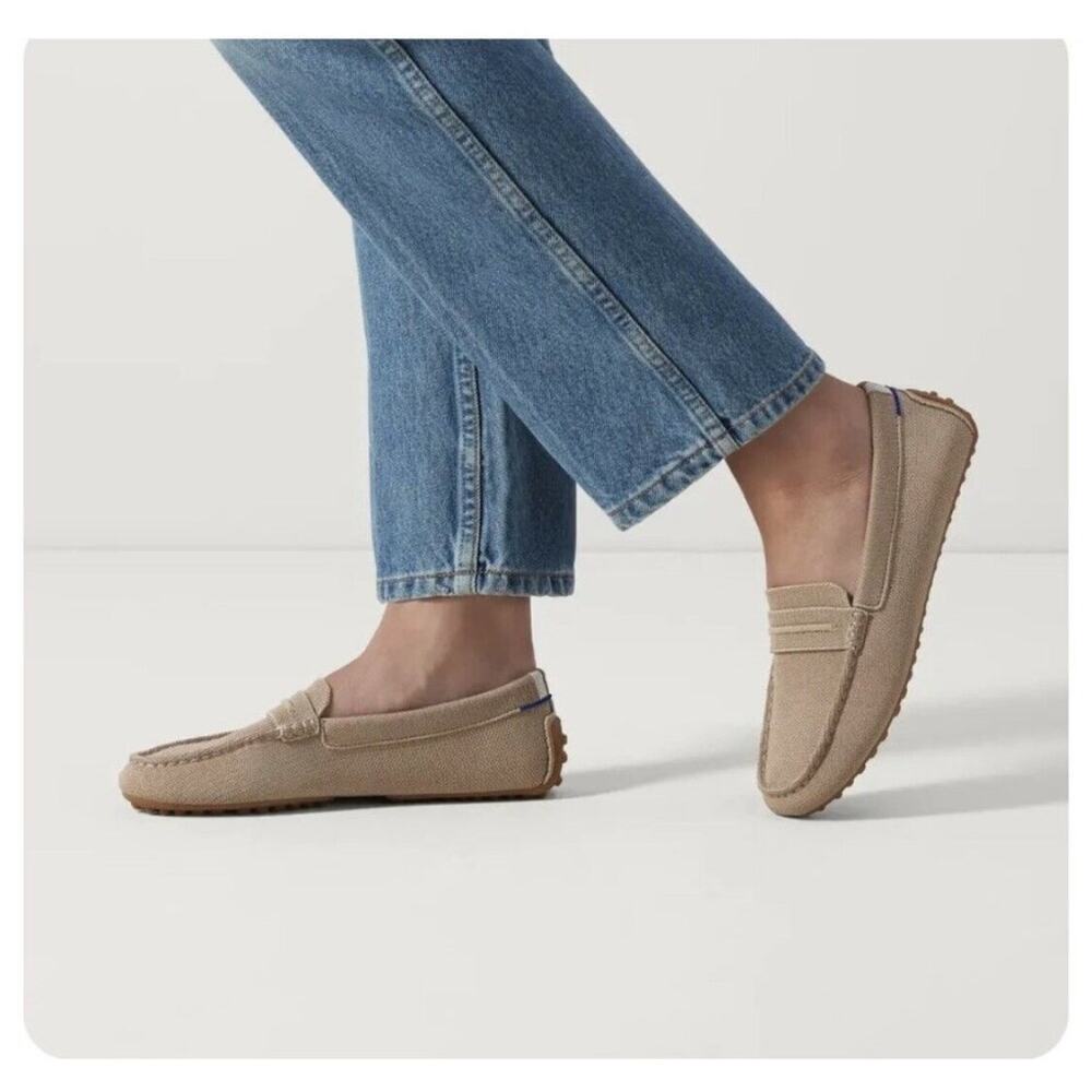Rothy's Beige Slip-On Loafers